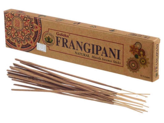 Goloka Organika Frangipani Incense Sticks - Archie’s Kingdom