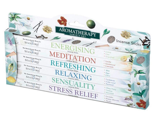 Incense Sticks 6 Pack Gift Set - Aromatherapy